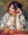 gabrielle con una rosa Pierre Auguste Renoir